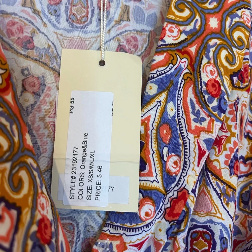 NWT Anthropologie The Korner floral patterned shorts romper multicolor in small. - Picture 3 of 4